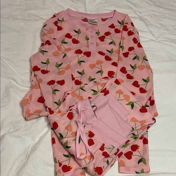 Serra Other - Pink Heart Pattern ladies PJs